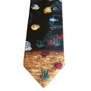 After Dark Fish Pro Silk Tie